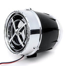 Pair 12V Motorcycle MP3 Player Speaker APP Control Alarm FM Radio With bluetooth Function