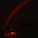 LED Colorful Rainbow Lamp LED Night Light Romantic Rainbow Projector Lamp Portable