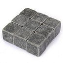 9Pcs Whiskey Stones Rocks Ice Cubes Velvet Bag Whisky Rocks Beer Ice Stone