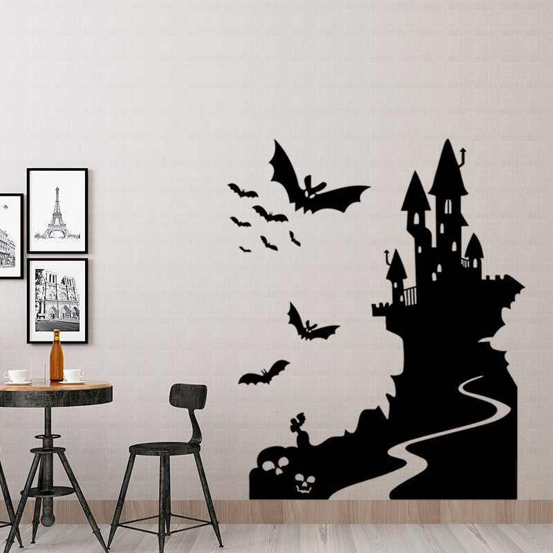 Miico FX3013 Halloween Stciker Cartoon Sticker Castle Logo Removable Wall Stickers