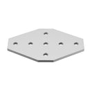 Machifit Aluminum 7 Holes Join Plate Corner Bracket for 2020 V-slot Aluminum Extrusions Profiles CNC Parts