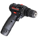 12V Electric Cordless Drill Chuck 2 Speed Screwdriver Hammer LED Light 1500mAh