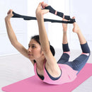 Multi-Grip Loops Yoga Stretch Strap Waist Leg Back Pilates Fitness Exercise Belt Exercise Tools