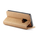WHATIF Protective Case For Samsung Galaxy S9 Waterproof Kraft Paper Magnetic Detachable Wallet