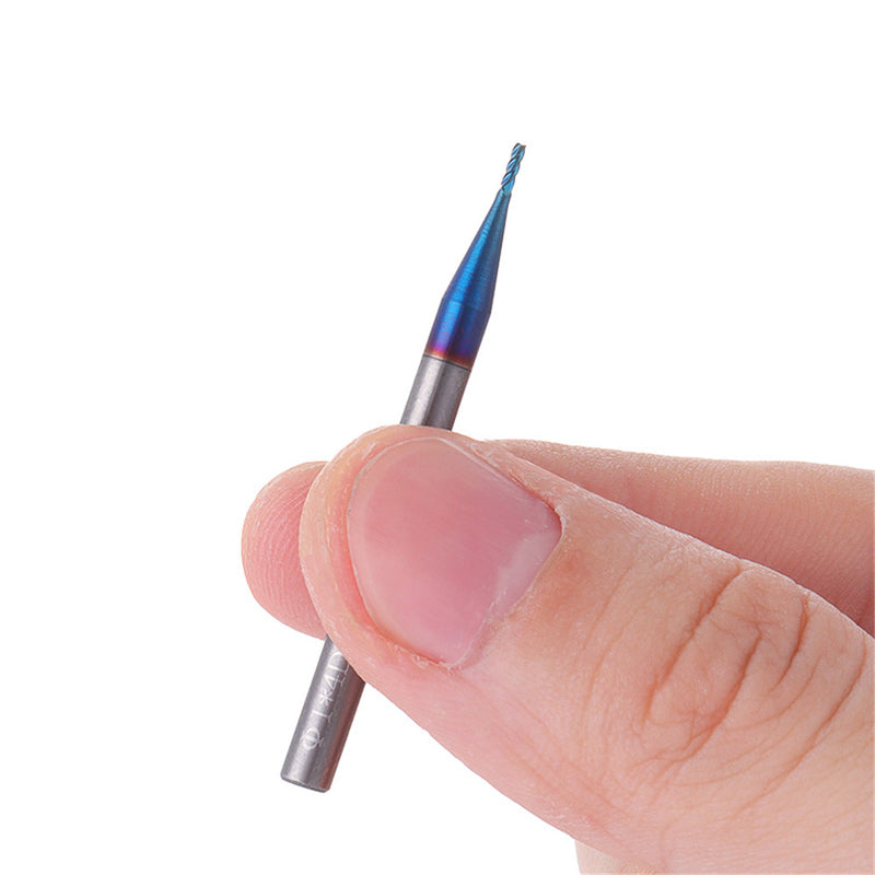 50mm 4 Flute HRC65 Nano Tungsten Carbide End Mill Milling Cutter for Stainless Steel