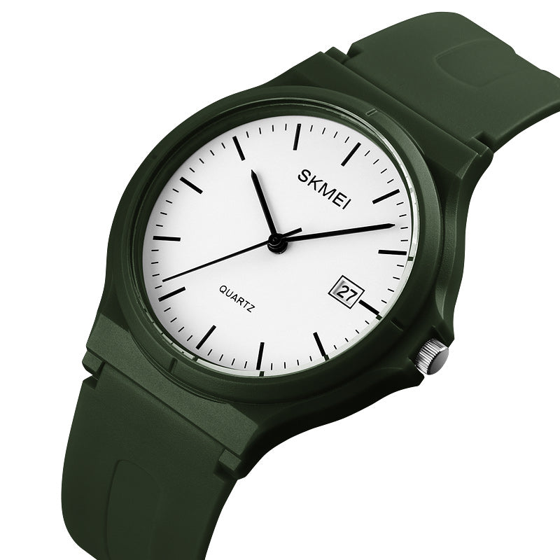 SKMEI 1449 Simple Black Pointer Fashion Colorful Men Women Quartz Watch