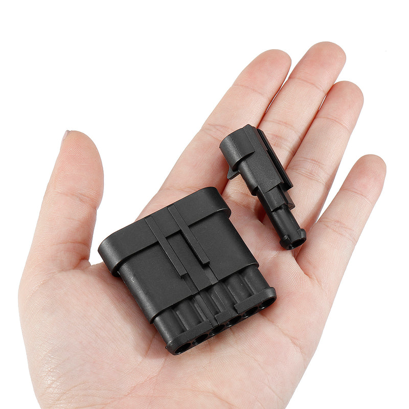 240Pcs 1/2/3/4/5/6 Pins Car Way Waterproof Electrical Terminal Wire Connector Plug Fuses