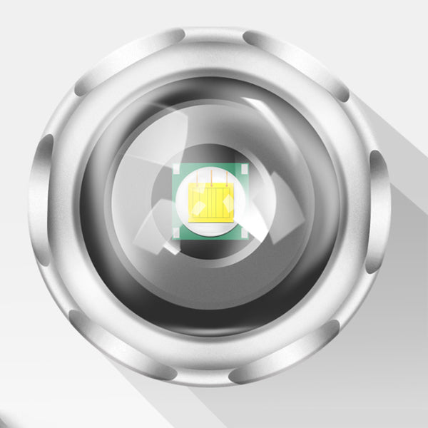 WARSUN 528 T6 USB Rechargeable Flashlight Zoomable Flashlight COB Work Light Surrounding Light Tail Strong Magnetic Work Lamp Camping Hunting Travel Emergency Lantern