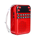 Portable FM 70-108MHZ Radio Digital Display Power off Memory TF Card Speaker MP3 Player