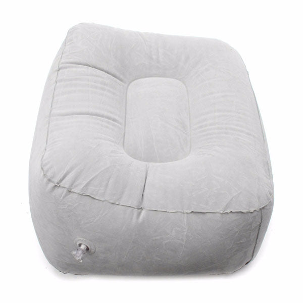 Inflatable Portable Chair Outdooors Plush Pneumatic Footrest Sofa Stool Cushion Home Decor