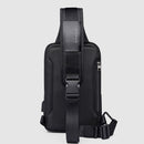 BANGE BG-77112 Oxford Cloth Waterproof USB Shoulder Bag 7.9inch Laptop Bag Men Crossbody Bag