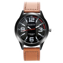 GAIETY G002 Fashionable Black Case Men Wrist Watch Business Style Quartz Watch