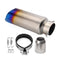 38-51mm Motorcycle Universal Carbon Fiber Stainless Steel Exhaust Muffler Pipe Slip-On