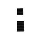 Black Thin Copper Aluminum Heatsink for 3.5 Inch TFT Screen Raspberry Pi 4B