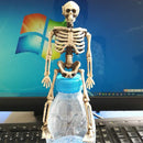 15cm Skeleton Escape Haunted House Halloween Skull Decoration Hanging Plastic Skeletons Tricky