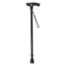 Smart Cane Adjustable Height FM Radio LED Flashlight Trekking Pole Hiking Climbing Sitck