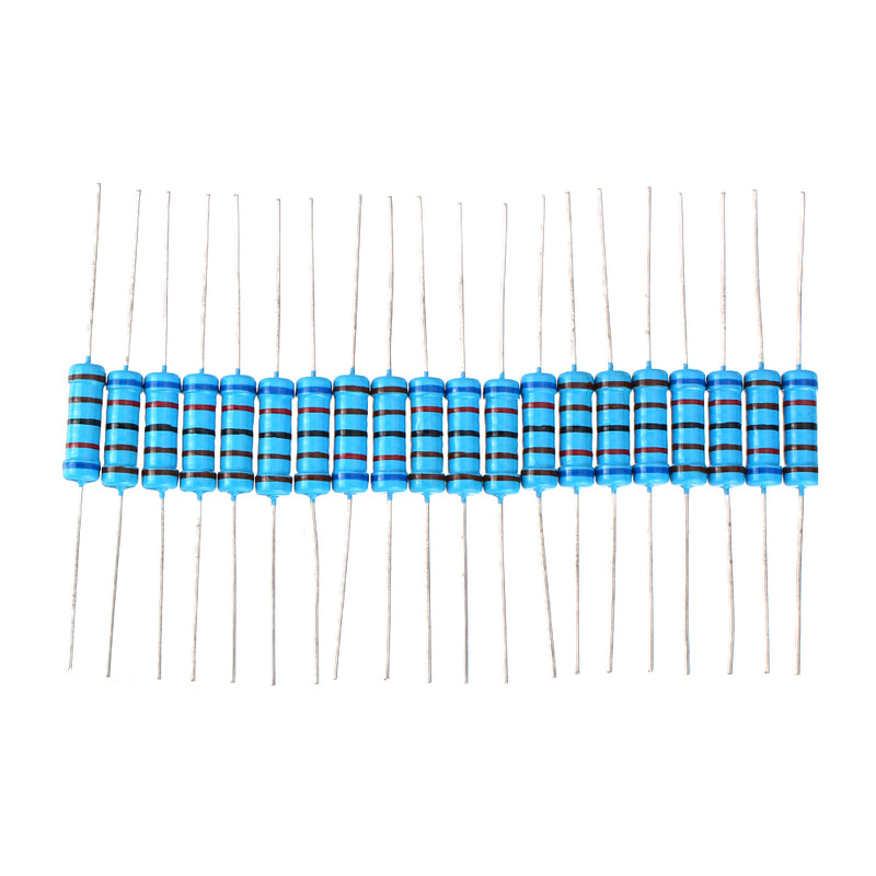 20pcs 2W 6.2KR Metal Film Resistor Resistance 1% 6.2K ohm Resistor