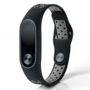 Bakeey Replacement Double Color Silicone Strap Smart Wristband Bracelet for Xiaomi M iband 2