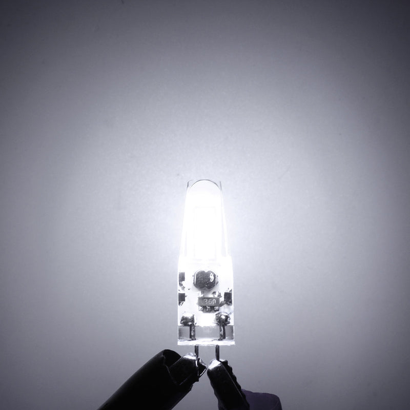 Mini G4 LED Corn Bulb 2W 6 SMD 2835 Silicone Crystal Lamp Light DC12V