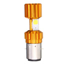 H4 BA20D LED COB Motorcycle Bike Hi/Lo DC12V-24V High Bright Headlight Fog Lamp
