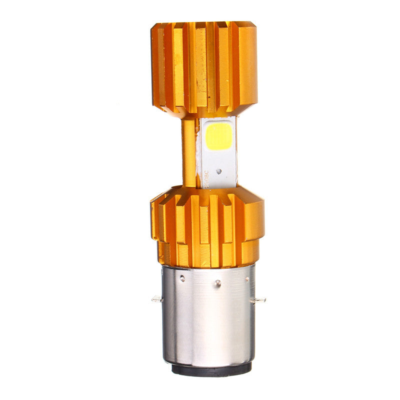 H4 BA20D LED COB Motorcycle Bike Hi/Lo DC12V-24V High Bright Headlight Fog Lamp