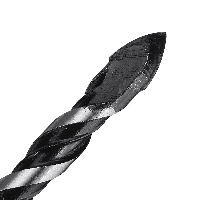 7pcs 3 to 12mm Black Triangle Twist Drill Bit Set Concrete Glass Ceramics Tile Marble Drill Bit