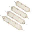 Four Size Pastoral Table Runner Flower Tablecloth Wedding Party Home Decorative Mat