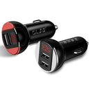 OLAF Dual USB Car Charger With LED Display Universal Fast Charge for iPhone for Samsung Xiaomi Huawei