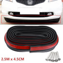 Car Front Bumper Splitter Protector Lip Body 250x4.5cm with 5 Screws