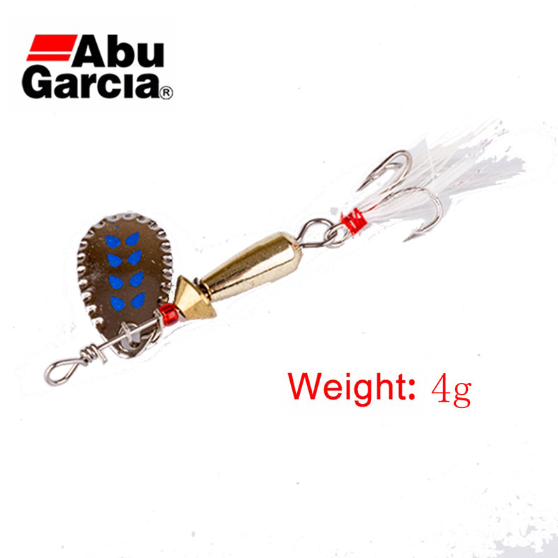 Original Abu Garcia Droppen 4g 6g Fishing Lure S/K/OR Spoon Baits For Bass Trout Perch Pike