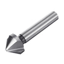 6pcs 90 Degree 3 Flute Countersink Deburring Tapered Drill HSS Bit Screw Set With Box