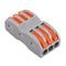 20Pcs 3Pin Wire Docking Connector Termainal Block Universal Quick Terminal Block SPL-3 Electric Cable Wire Connector Terminal 0.08-4.0mm