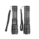 XANES 1287 XHP50 1200lm Zoomable USB Rechargeable LED Flashlight Highlight Telescopic 18650 2660 Torch