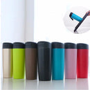500ML Creative Vacuum Insulation Cup With Magic Sucker Push Not Pour Stainless Steel Water Bottle