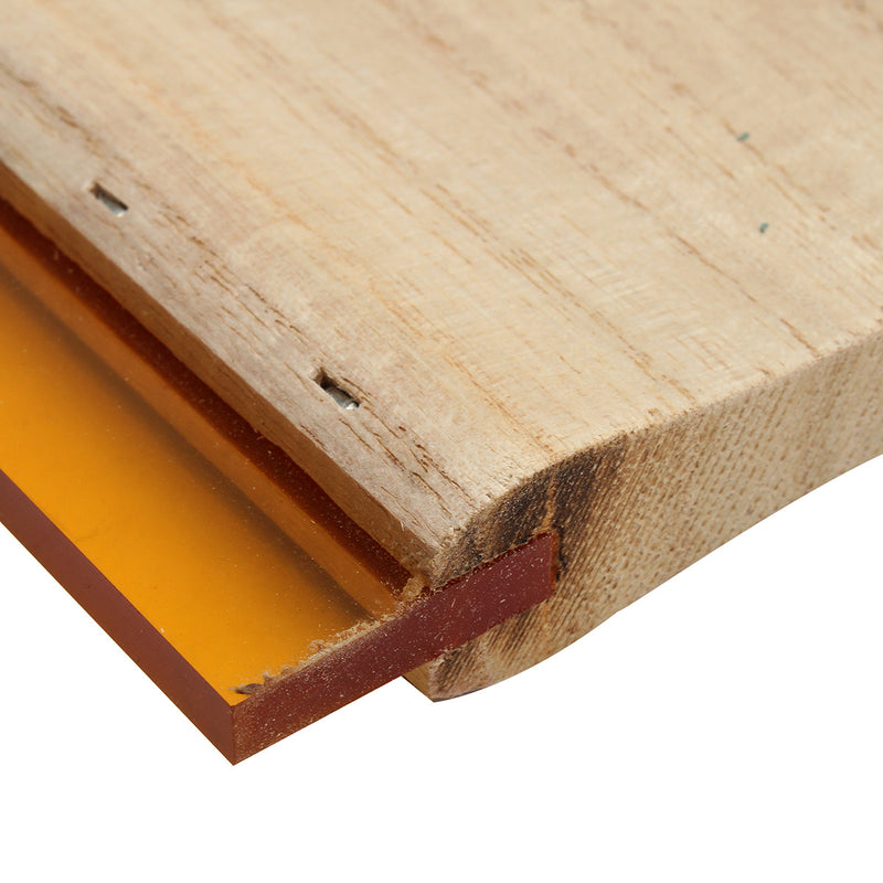 75 Durometer 20cm 8 Inch Silk Screen Scrapers Printing Squeegee Wooden Handle Rubber Blade