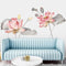 Lotus Flower Wall Poster Vinyl Wall Sticker Removable Room Home Decor Chinese Style