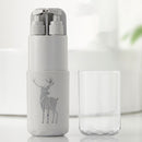 5pcs Travel Portable Toothbrush Comb Case Holder Storage Organizer Shampoo Shower Gel Dispenser Box