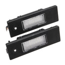 Pair 24-SMD LED License Plate Lights 6000K White For Fiat Marea Alfa 46408006 46786572