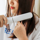 2 IN 1 Handle Hair Dryer Hot Air Comb Hair Dryer Straight Hair & Curls