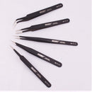 JAKEMY JM-T7-11 Stainless Steel DIY Electronic Long Pointed End Tweezer Forceps Maintenance Tools