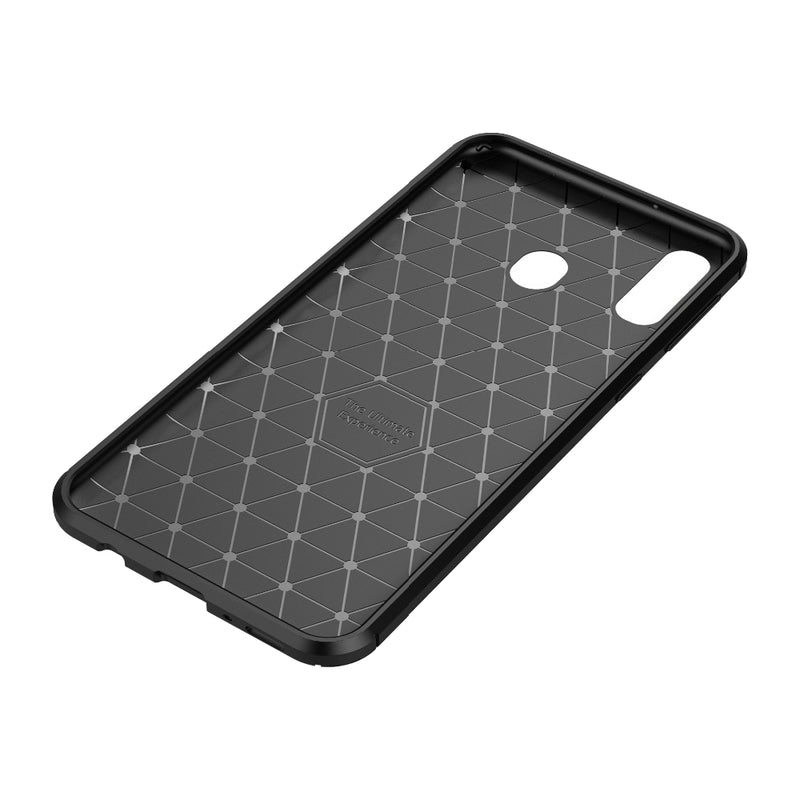 Bakeey Protective Case For Samsung Galaxy M20 2019 Carbon Fiber Fingerprint Resistant Soft TPU Back Cover