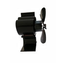 Fireplace Fan 4-Blade Heat Powered Stove Fan for Wood Log Burner Ultra Quiet Warm Air Eco-Friendly Fan