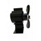 Fireplace Fan 4-Blade Heat Powered Stove Fan for Wood Log Burner Ultra Quiet Warm Air Eco-Friendly Fan