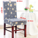 Household Chair Cover Elastic Anti-fouling Seat Sub-set Chairs Cover For Hotel Dining Office