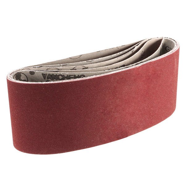 5pcs 457x75mm Sanding Belt 60/80/100/120/240 Grit Abrasive Belts Polishing Tool