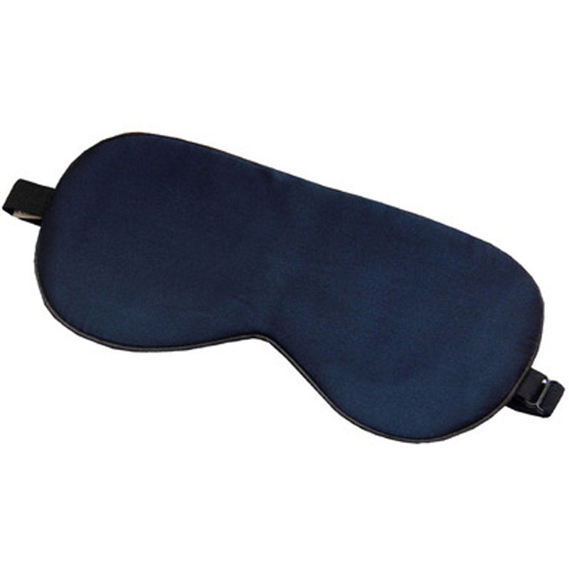 Natural Double Pure Silk Fabrics Layer Easeful Eye Shade Smooth Sleep Mask Blinder