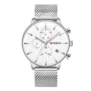 CURREN 8339 Fashion Business Men Watch Light Luxury Waterproof Large Dial Quartz Watch
