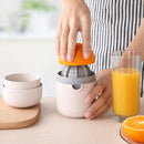 Manual Fruit Juicer Wheat Straw Material Orange Juice Cup Squeezer Lemon Juicer