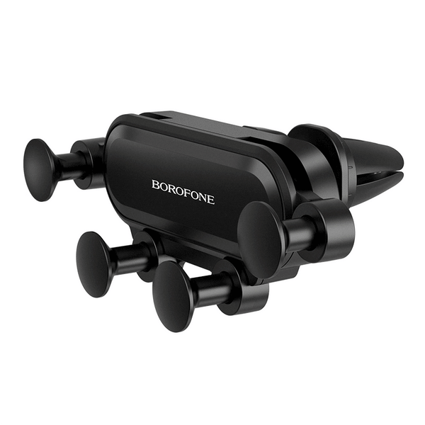 HOCO BOROFONE Gravity Linkage Automatic Lock Air Vent Car Phone Holder Car Mount for 4.0-6.5 Inch Smart Phone for iPhone 11 Pro Max Xiaomi Redmi Note 8
