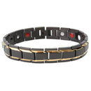 Black 316L Titanium Health Magnetic Bracelet Jewelry for Men